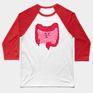 Cute Adorable Intestinal tract Baseball T-Shirt